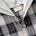 Baby Boys Lightweight Plaid Long Sleeve Hoodies Button Down Shirt with Pockets Casual Hooded Jackets (A, 12-18 Months)