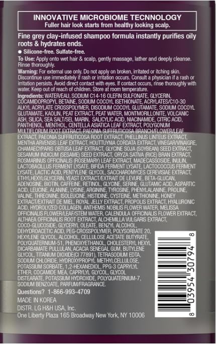 Miniatura 2 de Dr. Groot Champú calmante para el cuero cabelludo con biotina, centella y prebióticos, solución hidratante de Kbeauty para cuero cabelludo seco,