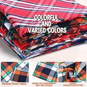 50-Pcs-Christmas-Bandanas-for-Dogs-Plaid-Dog-Bandana-Washable-Puppy-Bandana-Triangle-Dog-Drool-Bibs-Dog-Hankerchief-Comfortable-Scarfs-for-Small-Medium-Large-Dogs-Girl-Boy-PET-Accessories - Cucciolini Doodles   50-Pcs-Christmas-Bandanas-for-Dogs-Plaid-Dog-Bandana-Washable-Puppy-Bandana-Triangle-Dog-Drool-Bibs-Dog-Hankerchief-Comfortable-Scarfs-for-Small-Medium-Large-Dogs-Girl-Boy-PET-Accessories