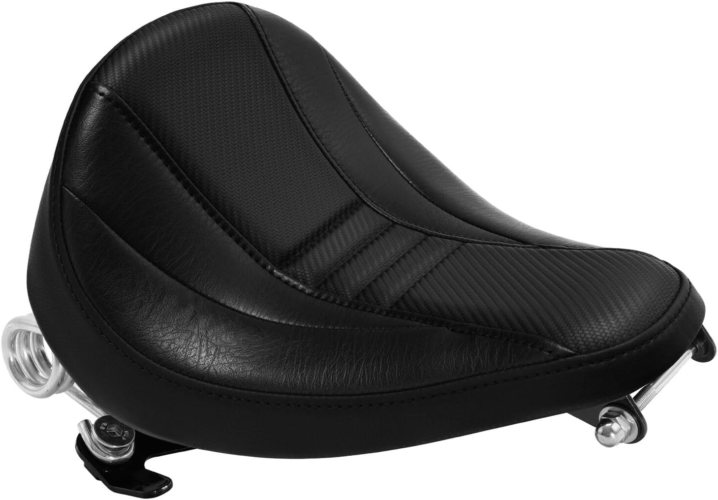 TCMT Black Driver Solo Seat Fit For Harley Sportster Custom XL883C XL1200 2010-2022