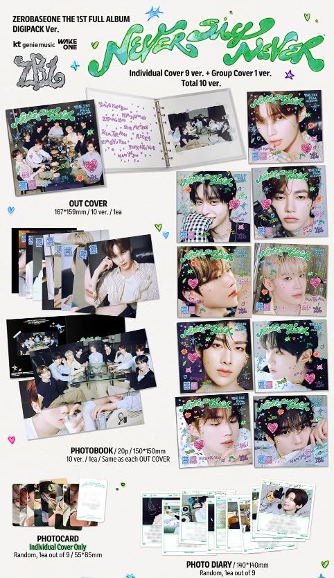 Amazon.com: ZEROBASEONE NEVER SAY NEVER [DIGIPACK Ver.] 1st Full