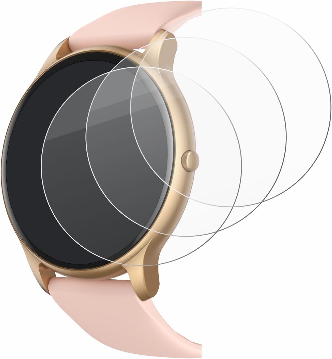 BROTECT Glass Screen Protector Film Compatible with AGPtek SR2 1.32" (6 Pack) - Glass-Foil 9H Protection [Scratch Resistant, High Clarity]