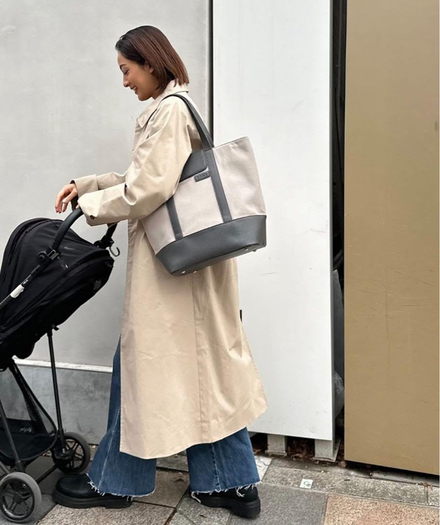 Amazon.co.jp: BINKY トートバック マザーズバッグ ベージュ
