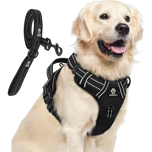Doggo Bite Reflective Dog Vest Harness 22mm