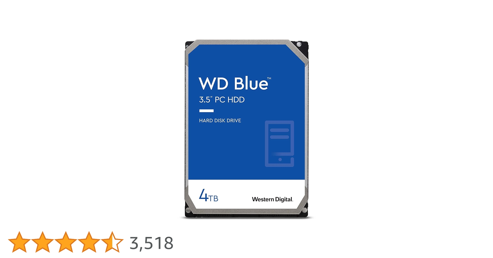 Western Digital WD Blue 内蔵 HDD 4TB ② 4TB WD Blue PC Desktop Hard Drive | Western Digital