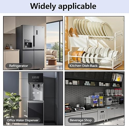 Miniatura 8 de Bandeja de goteo para refrigerador,Dispensador de agua de refrigerador para bandeja de agua,Colector de goteo de dispensador de silicona de grado