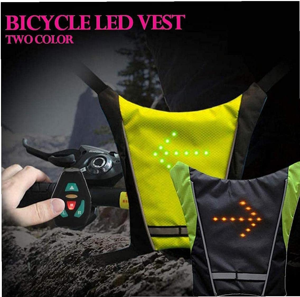 Gilet réfléchissant, lumière de sécurité exécutant gilet de vitesse réfléchissant, sécurité nocturne à haute visibilité réflecteur réglable, léger et résistant aux intempéries for le jogging et le cyc