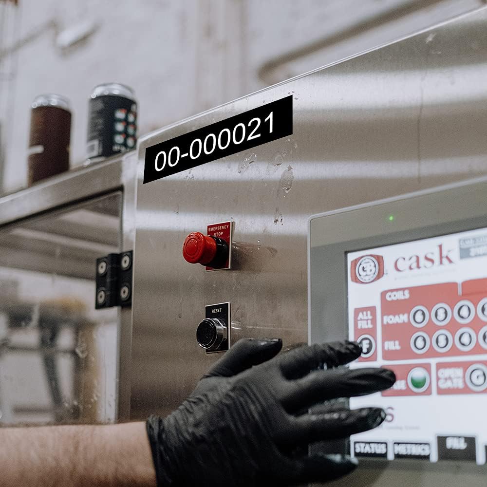 Label KINGDOM TZe-355 24mm Black Label Tape Replacement for Brother TZe355 1 Inch White on Black TZe 0.94 Compatible with Brother P Touch 24mm Tape for PTD600 PTP710BT PTP700 PT2730, 3-Pack - Image 3