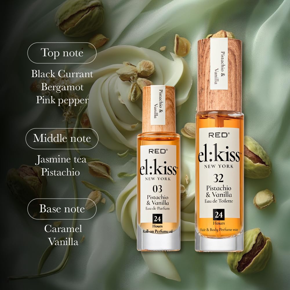 Amazon.com : EL:KISS Hair Perfume & Body Mist, Pistachio & Vanilla