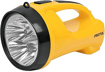 LED rechargeable flashlight, 145 lumens, Pretul