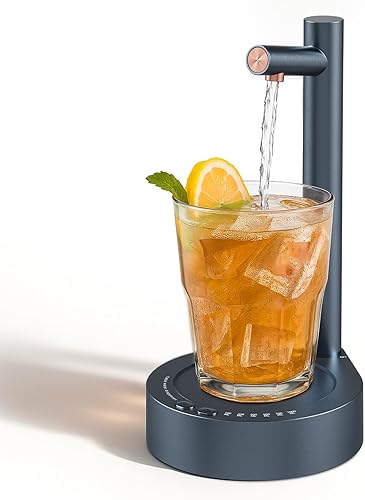 Miniatura 4 de Dispensador de agua de escritorio para botella de 5 galones, dispensador de agua eléctrico recargable portátil para jarra de 1 a 5 galones para el