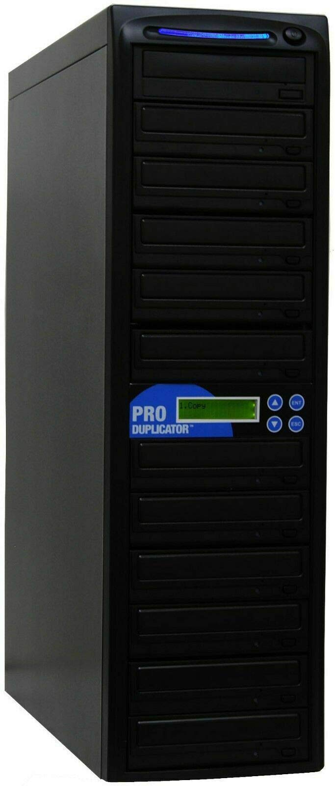Produplicator 1 to 11 24X Burner CD DVD Duplicator - Standalone Copier Duplication Tower