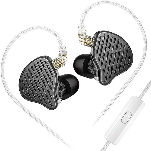 Linsoul KZ x HBB PR2 - Monitor de oído planar de 0.520 in, auriculares IEM de alta fidelidad con matriz magnética N52, diafragma a nanoescala, cable