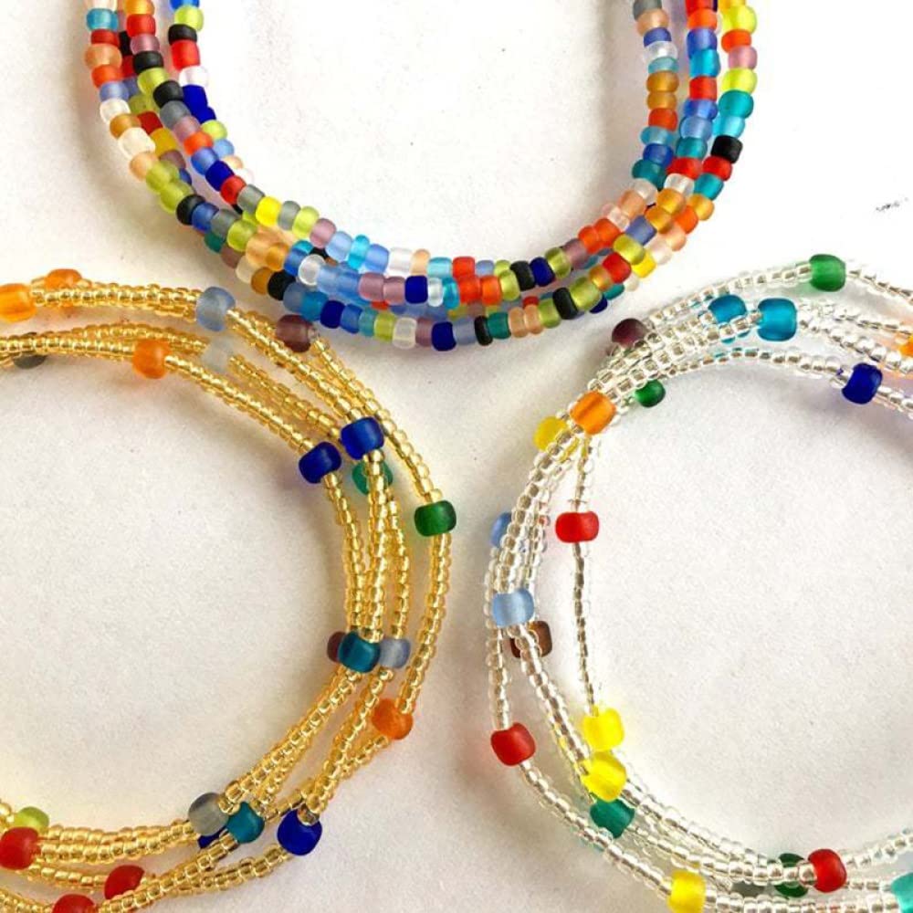 RWRAPS Waist Chain Beaded Handmade Ethnic Belly Chain Waist Jewelry Party Dress Up Jewelry Accessories (D 82cm)