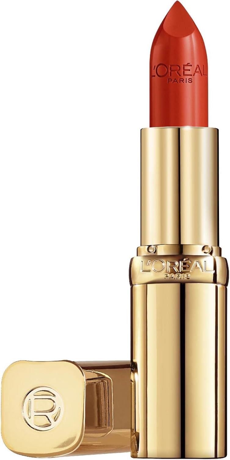 L’Oréal Paris – Color Riche Satin Lipstick – 377 Perfect Red – Rood – Verzorgende, Lippenstift Verrijkt met Arganolie 4,54 gr.