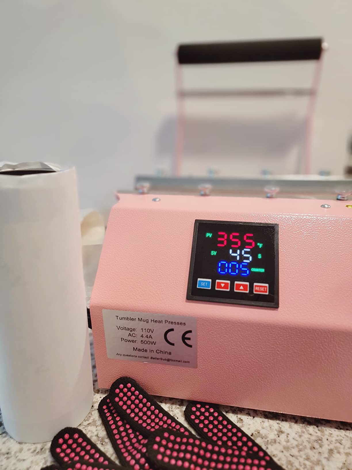 28/mo Finance BetterSub Tumbler Mug Heat Press Machine 30 OZ 20 OZ