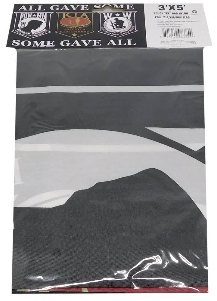 Bandiera USA Memorial Pow Mia – 3x5 Piedi – Poliestere 68D – RFCO
