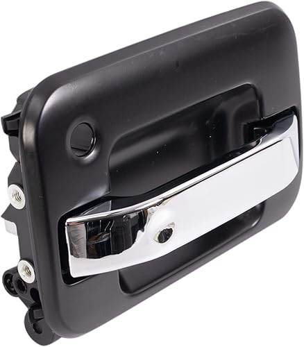 Miniatura 733 de TRQ Manija de puerta exterior texturizada LH del conductor trasero para Chevy GMC Pickup Truck SUV