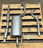 Exhaust Muffler Resonator Middle Pipe for Subaru Outback & Legacy 2000-2004