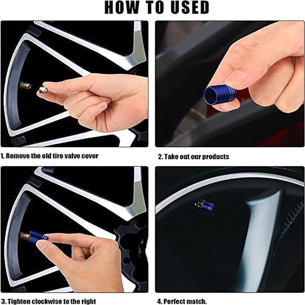 4 Stuks Autoband Ventieldoppen, Voor Tesla Model 3 S X Y Auto Stofkappen Autobanden Corrosiebestendig Premium Lekvrije Stofkappen A 623986160