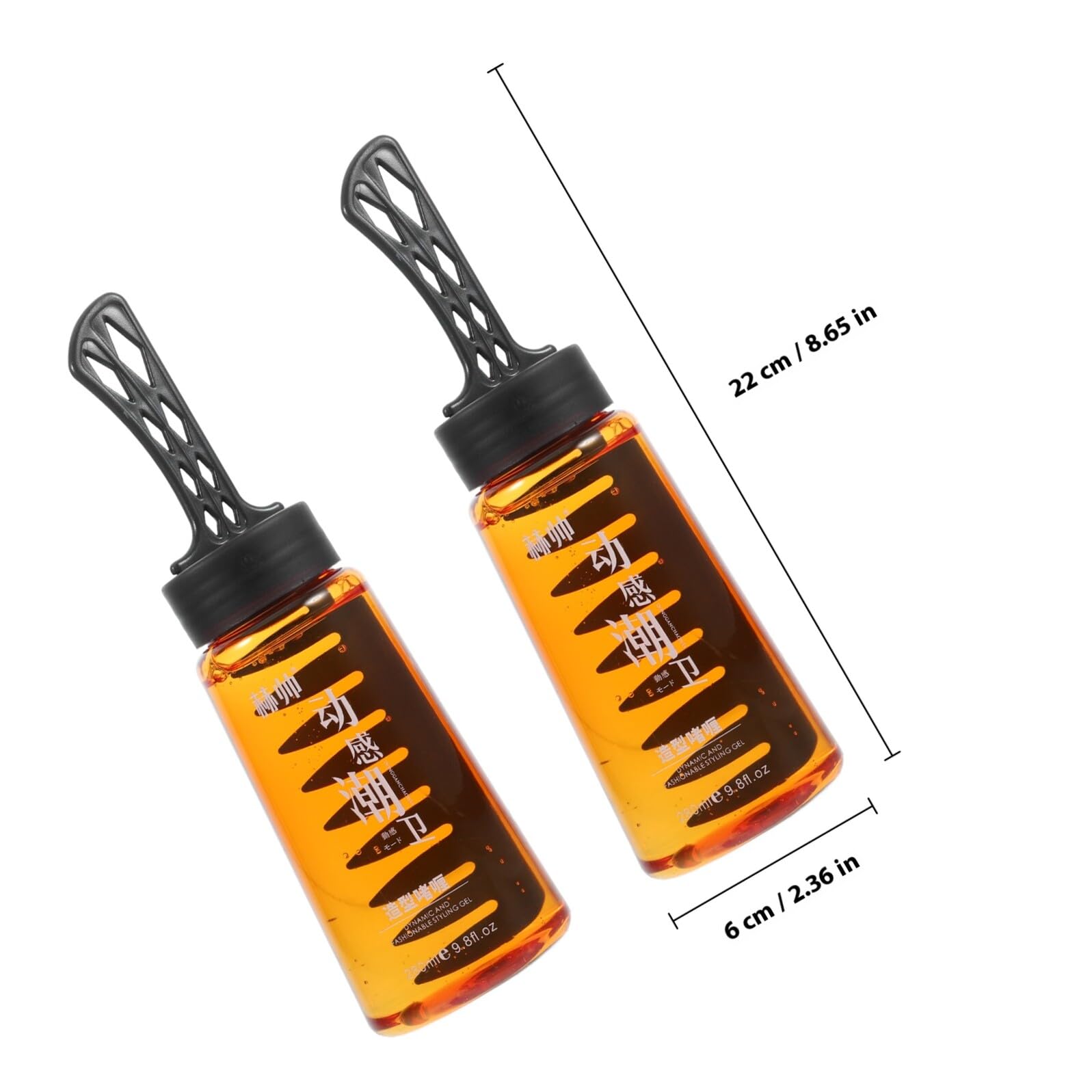 2-in-1 Haargel mit Kamm für Herren Feuchtigkeitsspendendes Styling Gel Schnelltrocknend Haarpflege Zuhause