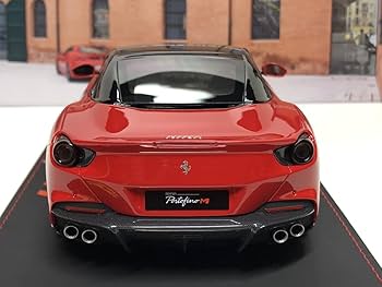 Amazon | BBR 1/18 Ferrari Portofino M closed ver Rosso corsa black