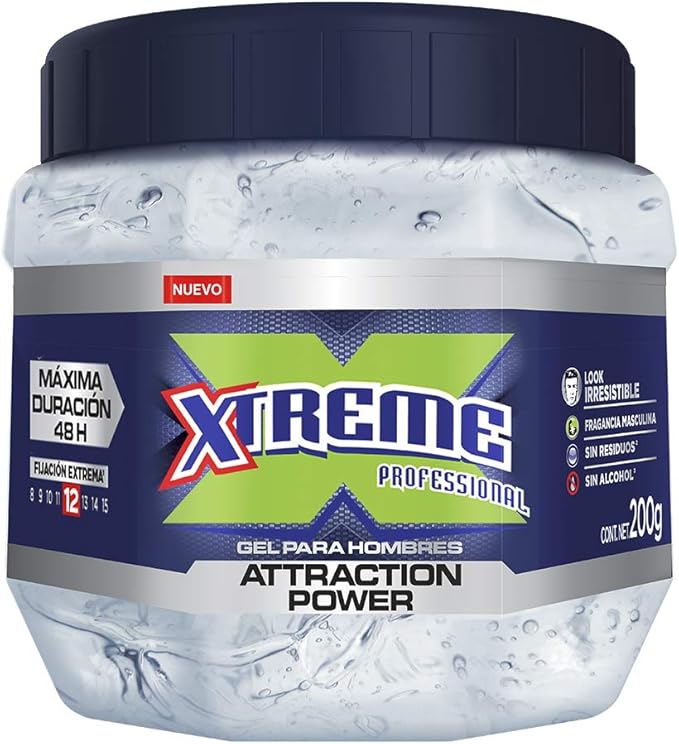 Xtreme Gel fijador attraction para caballero, 200 g