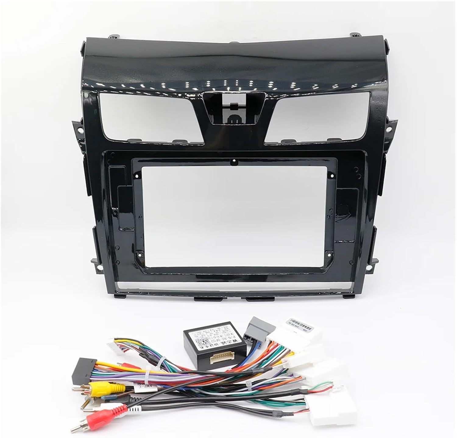 Radio Frame Fascia 9 10 Inch Car Frame Adapter Box Decoder Fit for Nissan Teana Altima 2013-2018 Android Radio Fitting Panel Kit Installation kit(10 Inch Frame)