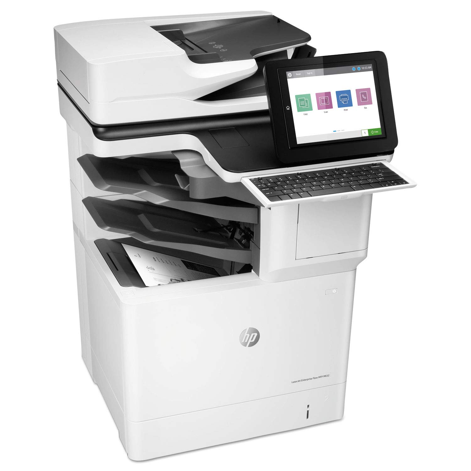 Amazon.com: HP LaserJet Enterprise Flow MFP M632z (J8J72A