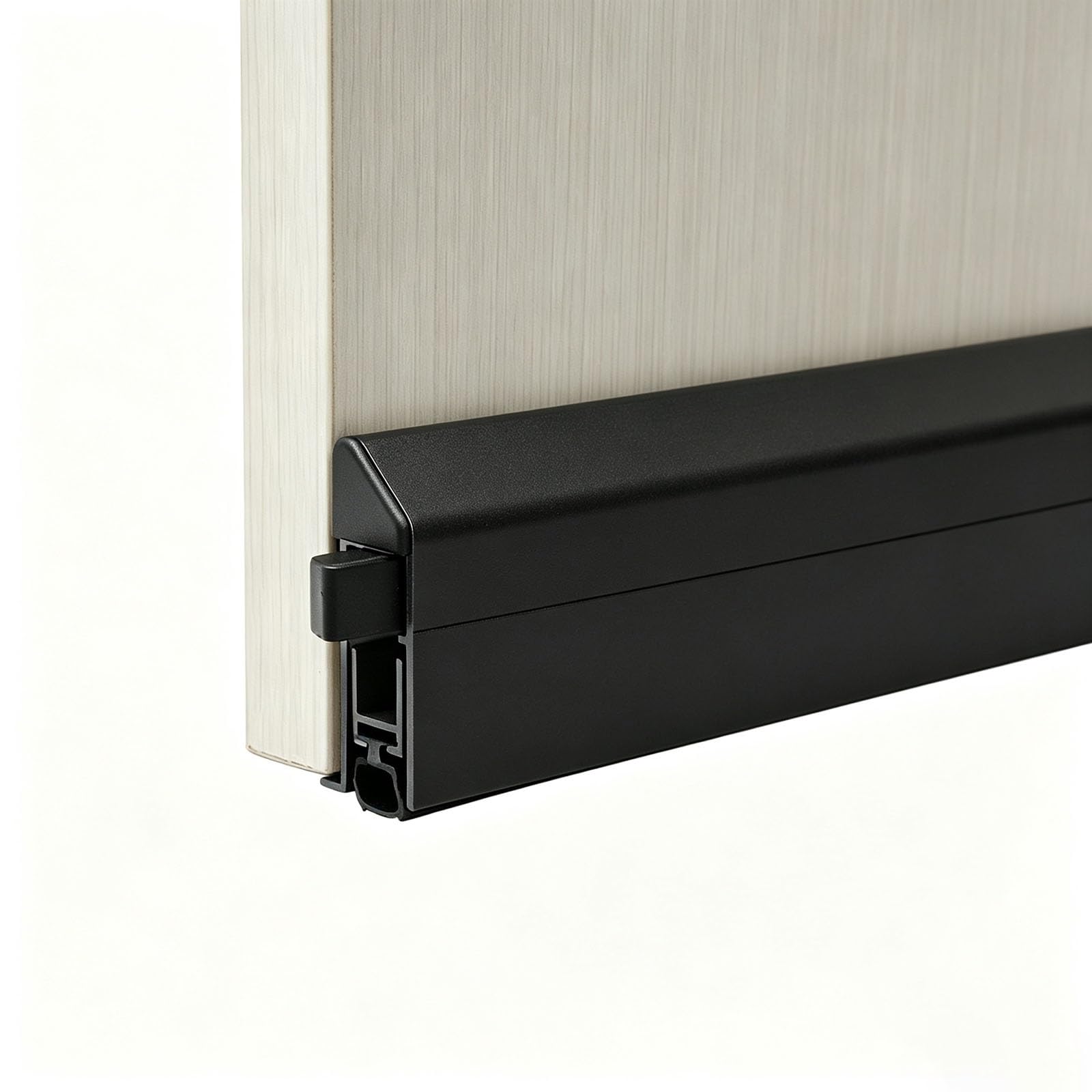 Burlete Puerta Automático Retráctil, Tira Aluminio Selladora