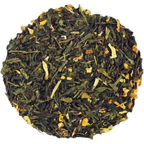 Simpli-Special Sencha Mango Green Loose Leaf Tea 100g in Resealable Pouch | 100% Natural Ingredients | Hunan Province Sencha Tea with Sunflower Petals & Mango Flavour | Fresh & Exotic Mellowing Tea Cover