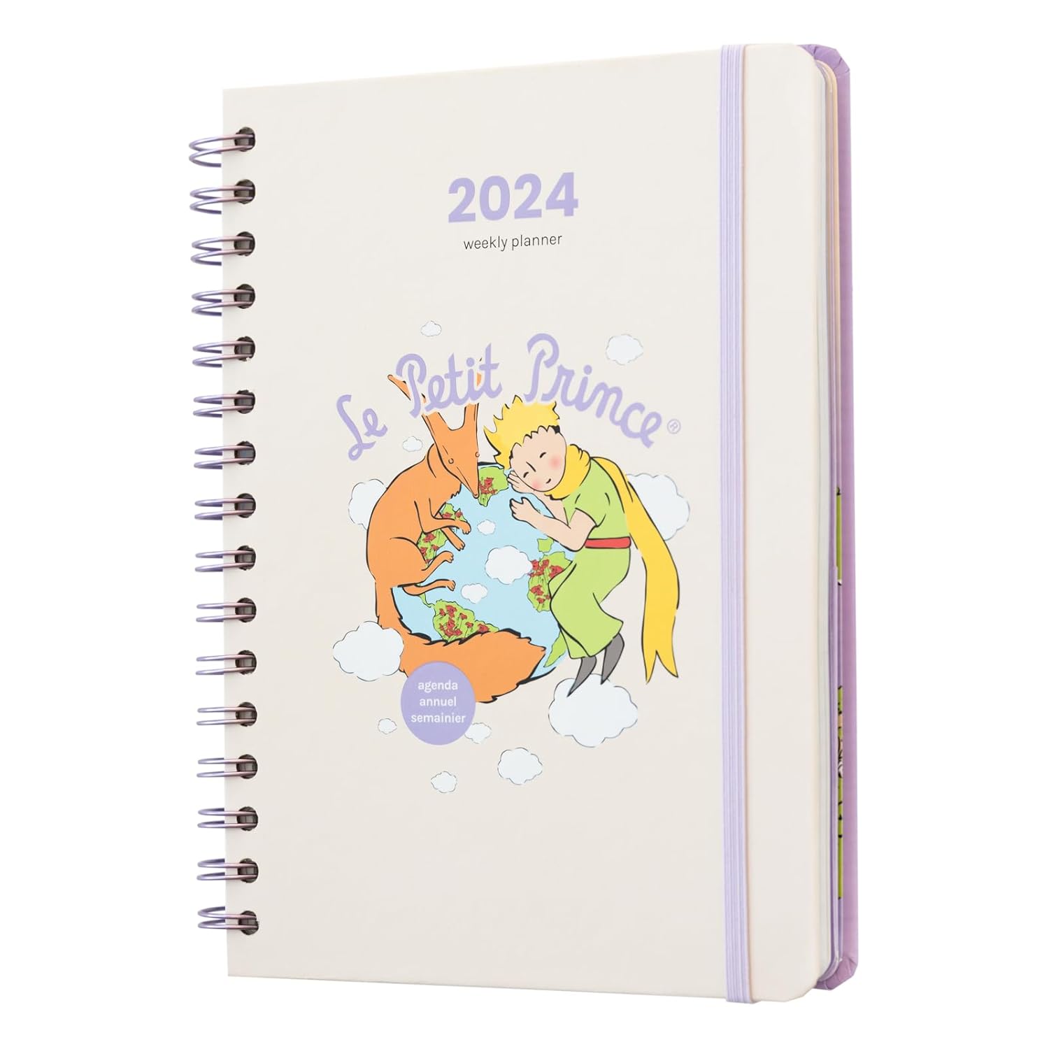 Grupo Erik The Little Prince A5 2024 Week To View Diary | January 2024 - December 2024 | 2024 Weekly Planner | A5 Planner With Stickers & Pocket | 2024 Diary | Cute Planner