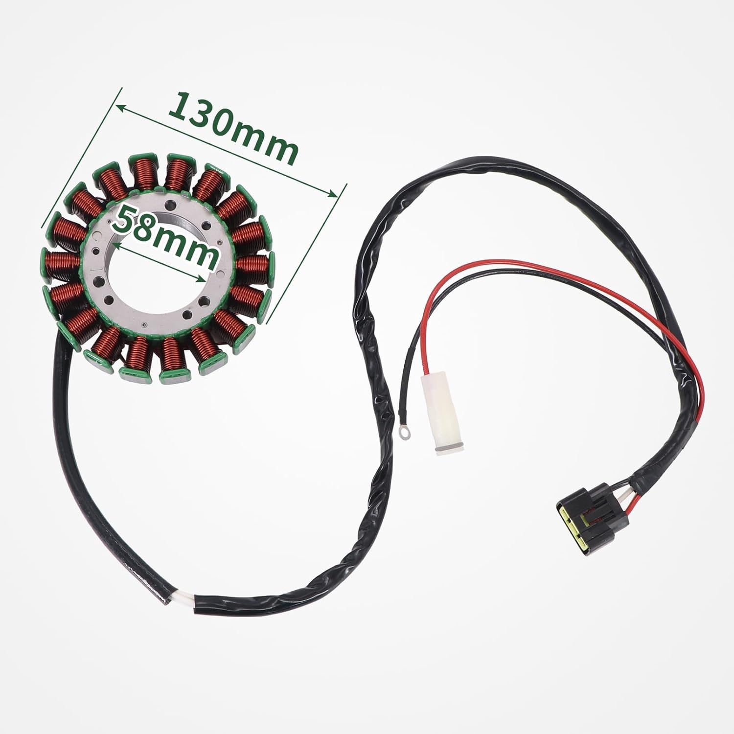 Dokili Magneto Generator Stator Coil 6D8-81410-00 for 2005-2017 Yamaha Outboard 4-Stroke F75 F80 F90 F100