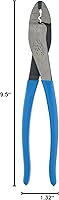 Vista 9 de Channellock Crimping Tool 909 - Cutter, Crimper, Channel Lock Crimping Tool - 9.5-Inch
