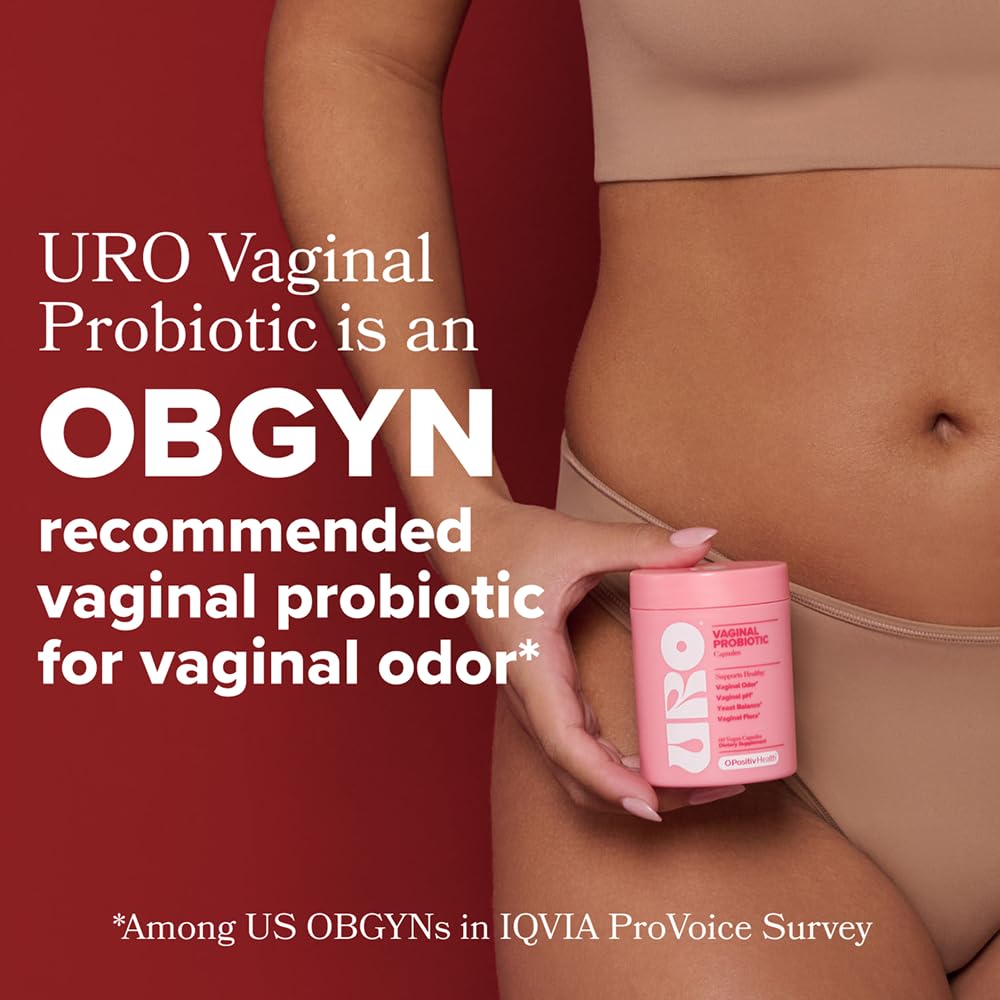 O Positiv URO Vaginal Probiotics for Women pH Balance with Prebiotics & Lactobacillus – Vaginal Health Supplement – Promote Healthy Vaginal Odor & Flora, 60 Count (Pack of 1), 1... - Image 8