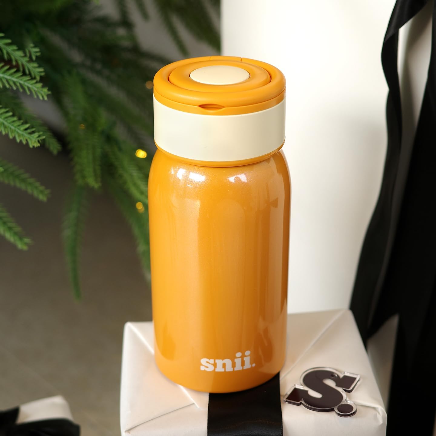 ZZT15 oz Insulated Tumbler- Solid Color, Leak-Proof & BPA-Free, Portable Vacuum Flask for Couples, Students, Men & Women (Brown) - Image 7