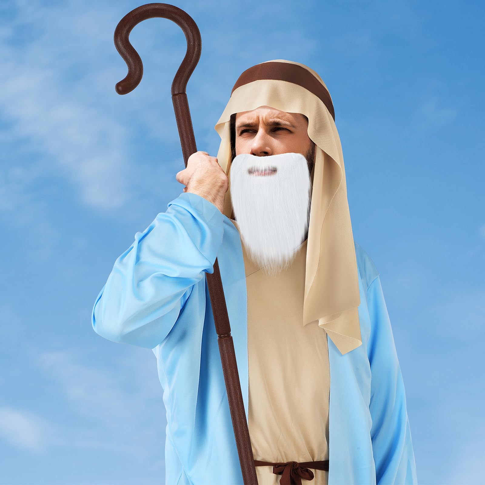 Ramede Jesus Costume Biblical Religious Costume with Jesus Headband