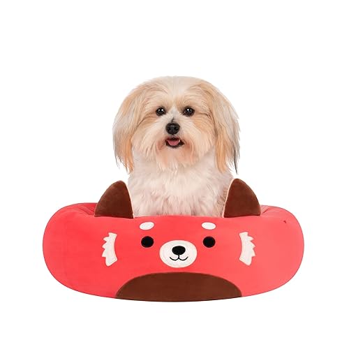 Squishmallows Original 20-Inch Cici The Red Panda Pet Bed - Small-Sized Ultrasoft Official Plush Pet Bed for Dogs and Cats - Small - Red Panda