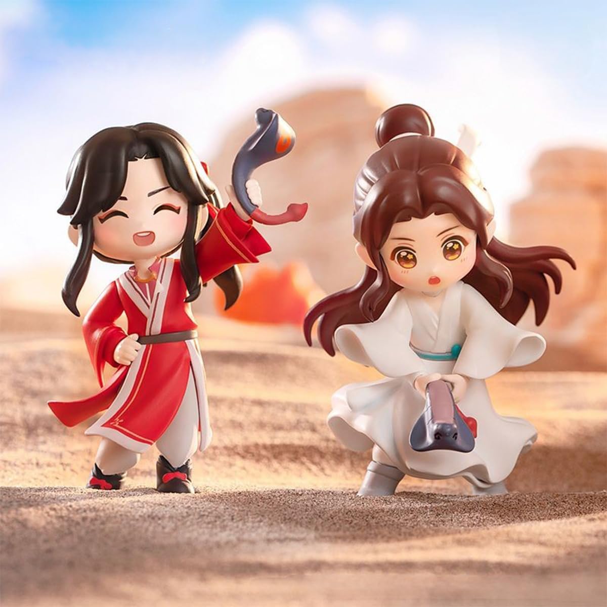 Heaven Official Blessing Hua Cheng Xie Lian Chibi Figure Blind Box Anime Gift (Single (randomized))