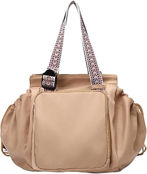 Multifunctional Travel Organizer Bag for Ladies - Doubles as a Stylish Backpack, Crossbody and Shoulder Bag, Boasts Great Storage CapacityKhaki