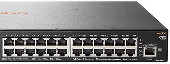 HP Aruba 2930F 24G PoE+ 4SFP+ Switch Model JL255A#ABA