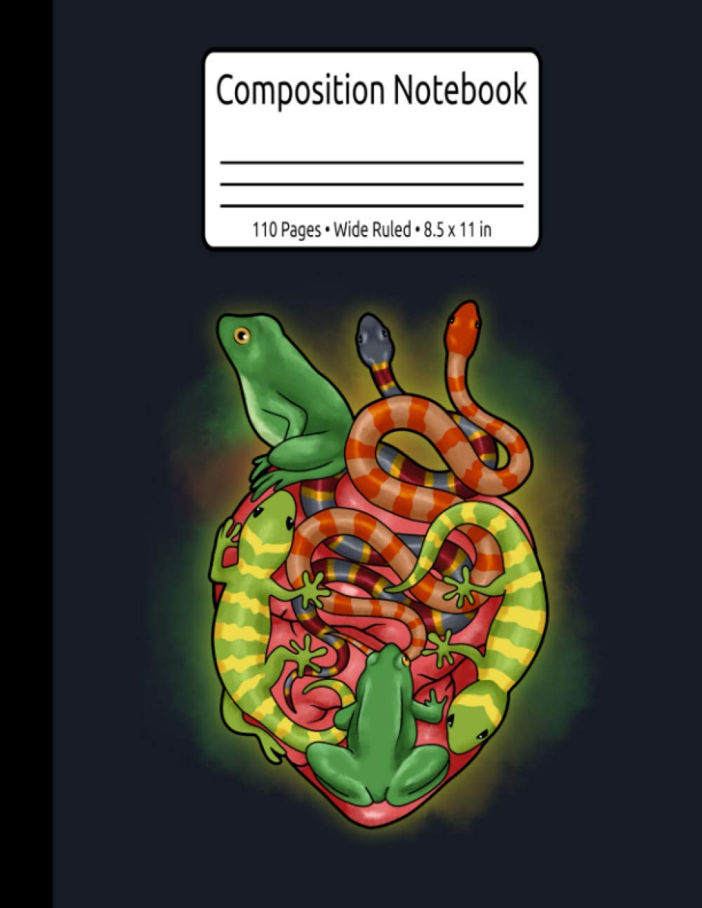 Herpetology Gift Frog Snake Herping Composition Notebook 110 Pages Wide Ruled 8.5 x 11 in: Herpist Gifts