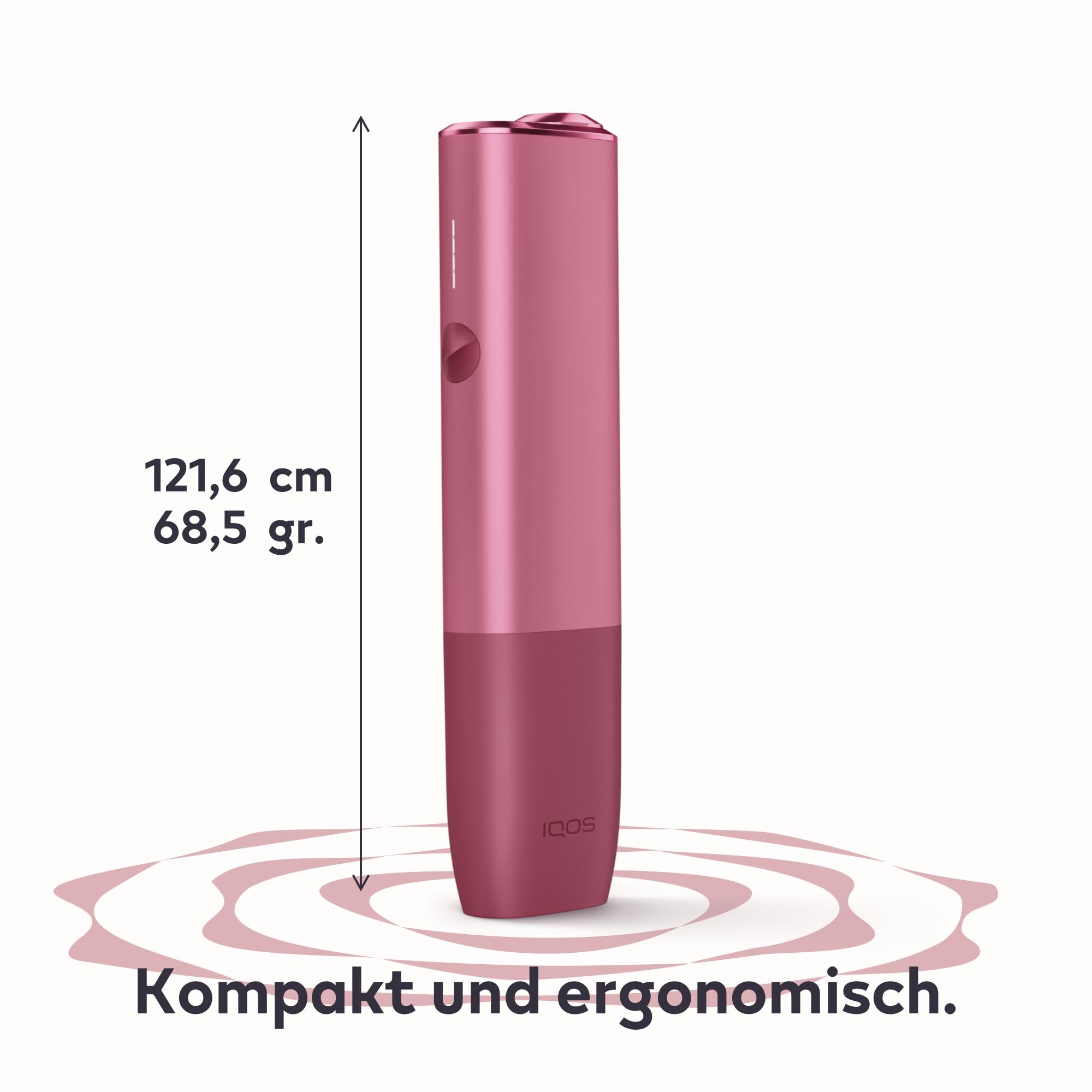 IQOS ILUMA ONE Kit Sunset Red - Tabakerhitzer (in 5 Farben) - für TEREA Tabaksticks - unsere beste Alternative zur Zigarette