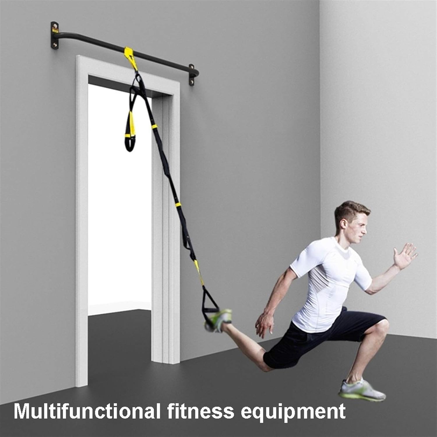 Pull-Up Bars Wall-Mounted Steel Horizontal Bar, Home Gym Fitness Bar Strength Training Center, Resistance Band Swing Equipment, Load 300KG, 70CM/100CM/I20CM