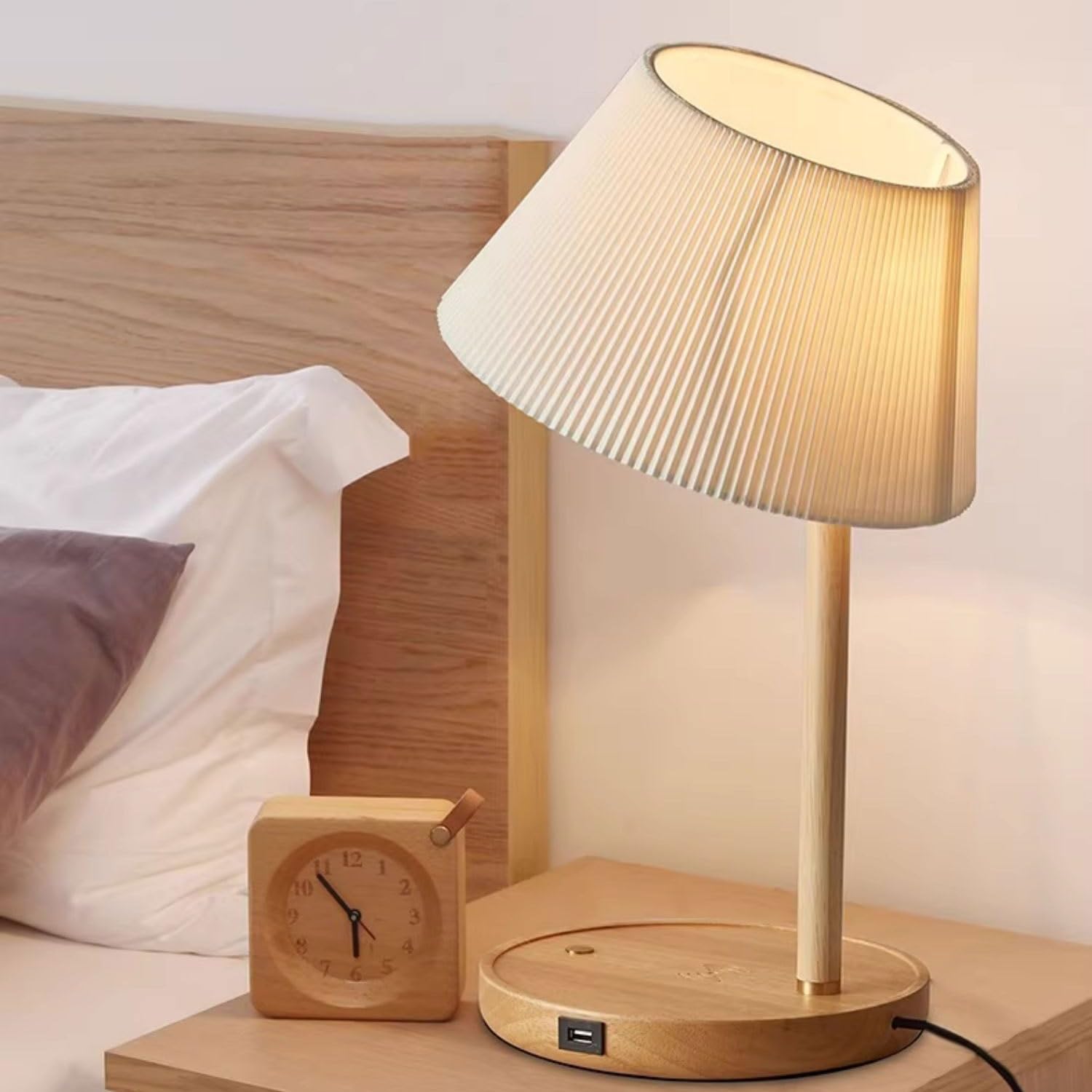 Lampka biurkowa Minimalistyczna lampka nocna do sypialni, salonu, gabinetu, dekoracyjnego biurka Lampka nocna