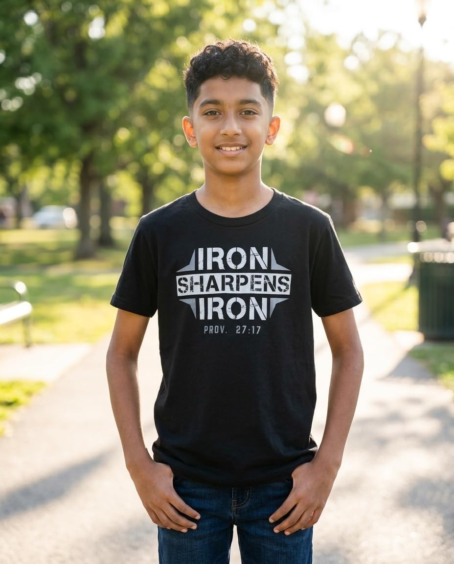 Christian Shirts for Men, Women, and Kids - Family Bible Verse T-Shirt - Religious Jesus Apparel, Faith Based Gift