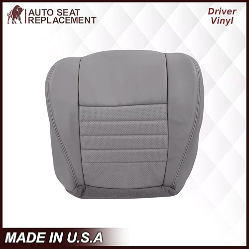Miniatura 5 de Ford Mustang GT 1999 2000 2001 2002 2003 2004 Funda de asiento de cuero sintético convertible de repuesto, se adapta tanto al conductor como al