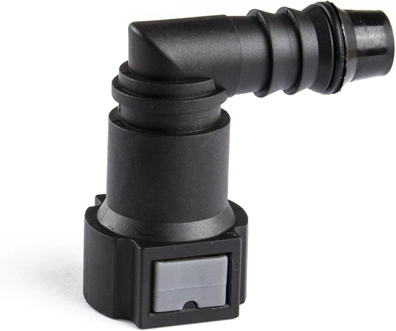 9.89 ID10 Car Curved Fuel Line Quick Connector Pipe Fuel Quick Connector Compatible with Peugeot BMW Benz Hose Connector(9.89 ID10 Male)