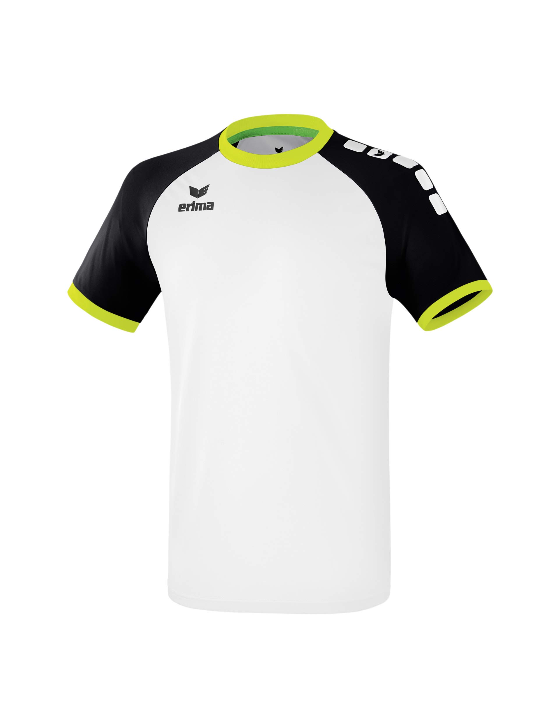Erima Kids Zenari 3.0 Jersey Shirt - White/Black/Lime Pop, 152