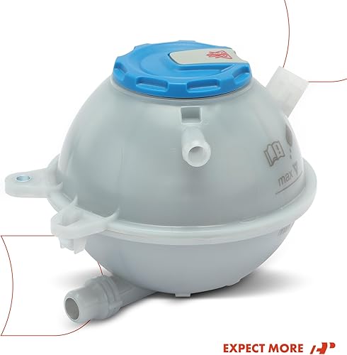 Miniatura 8 de A-Premium Tanque de depósito de recuperación de desbordamiento de refrigerante del motor con tapa y sensor Compatible con Audi Q5 2018-2023, Q5 PHEV